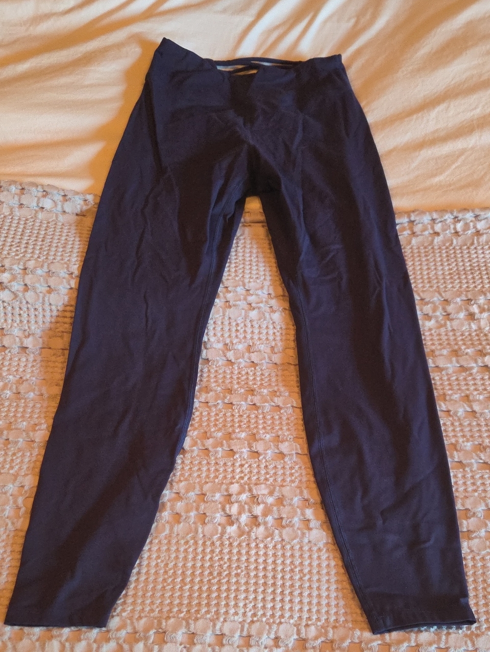 Navy Blue Stretch Leggings- Small